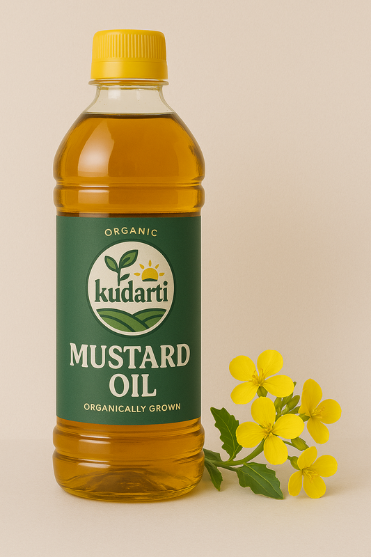 Premium Kachi Ghani Pure Mustard Oil, 1 ltr pouch